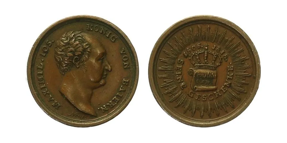 Bavorsko, Maximilian IV./I. Josef, 1799 - 1825 — 1