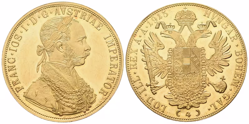 4 Dukát 1915 - novoražba