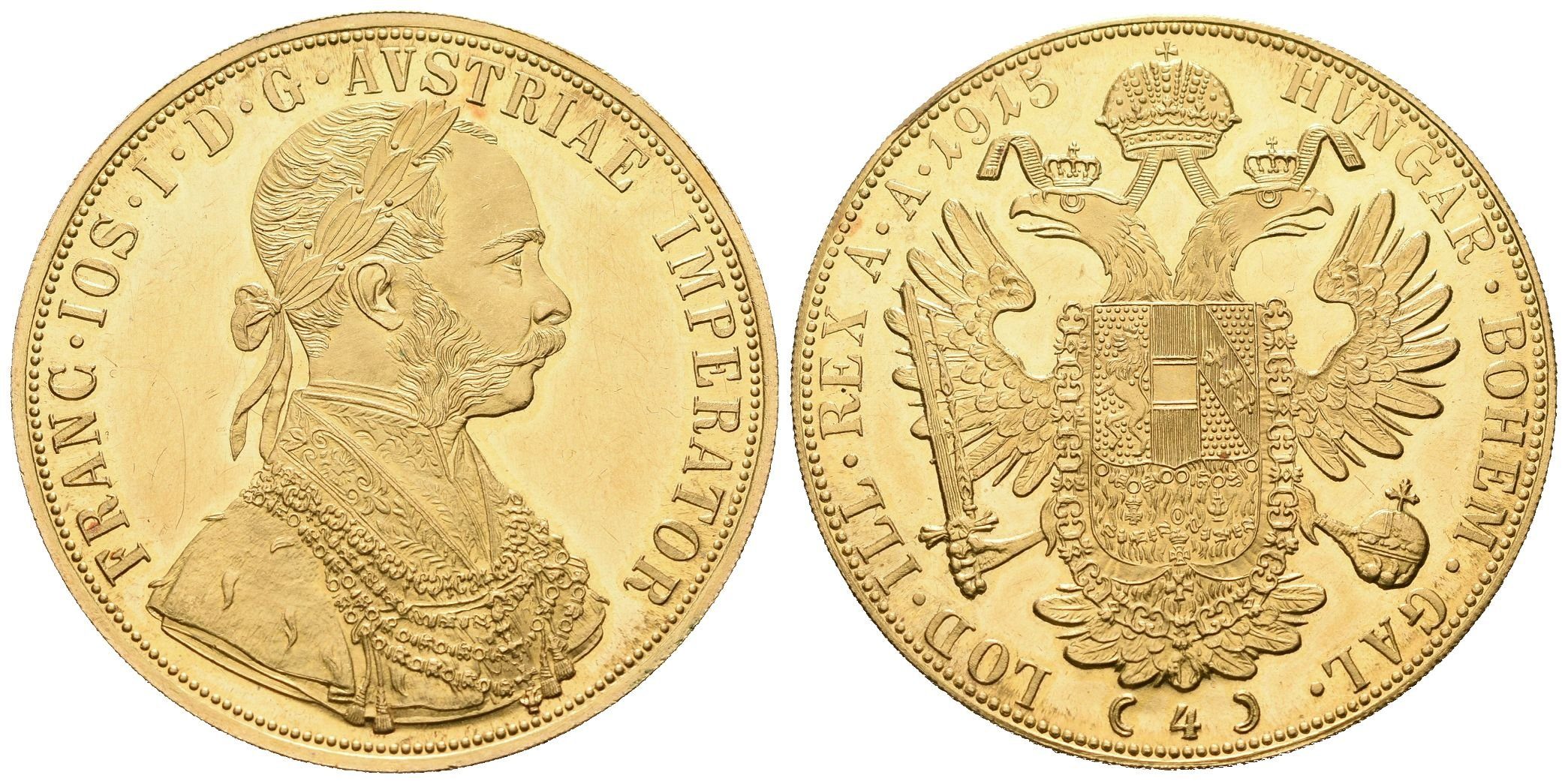 4 Dukát 1915 - novoražba