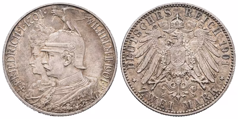 Prusko, 2 Marka 1901 - 200. Výročí království