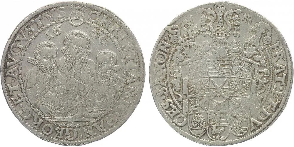 Sasko, Christian II., Johann Georg I. a August, 1591 - 1611 — 1