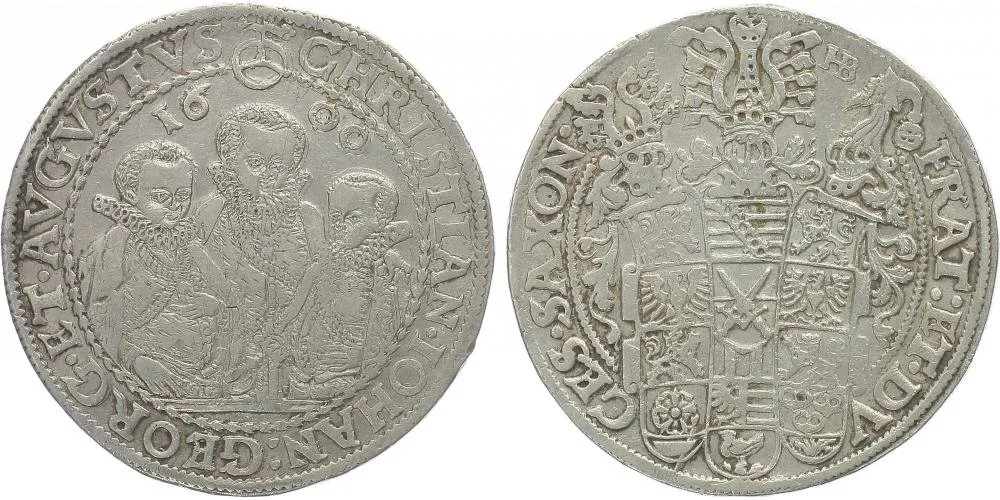 Sasko, Christian II., Johann Georg I. a August, 1591 - 1611 — 1