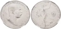 5 Koruna 1908 - jubilejní - fotografie 2