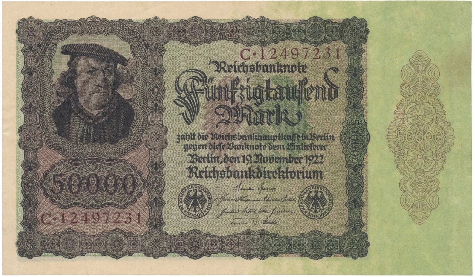 Německo, 50000 Mark 1922, Ro.78