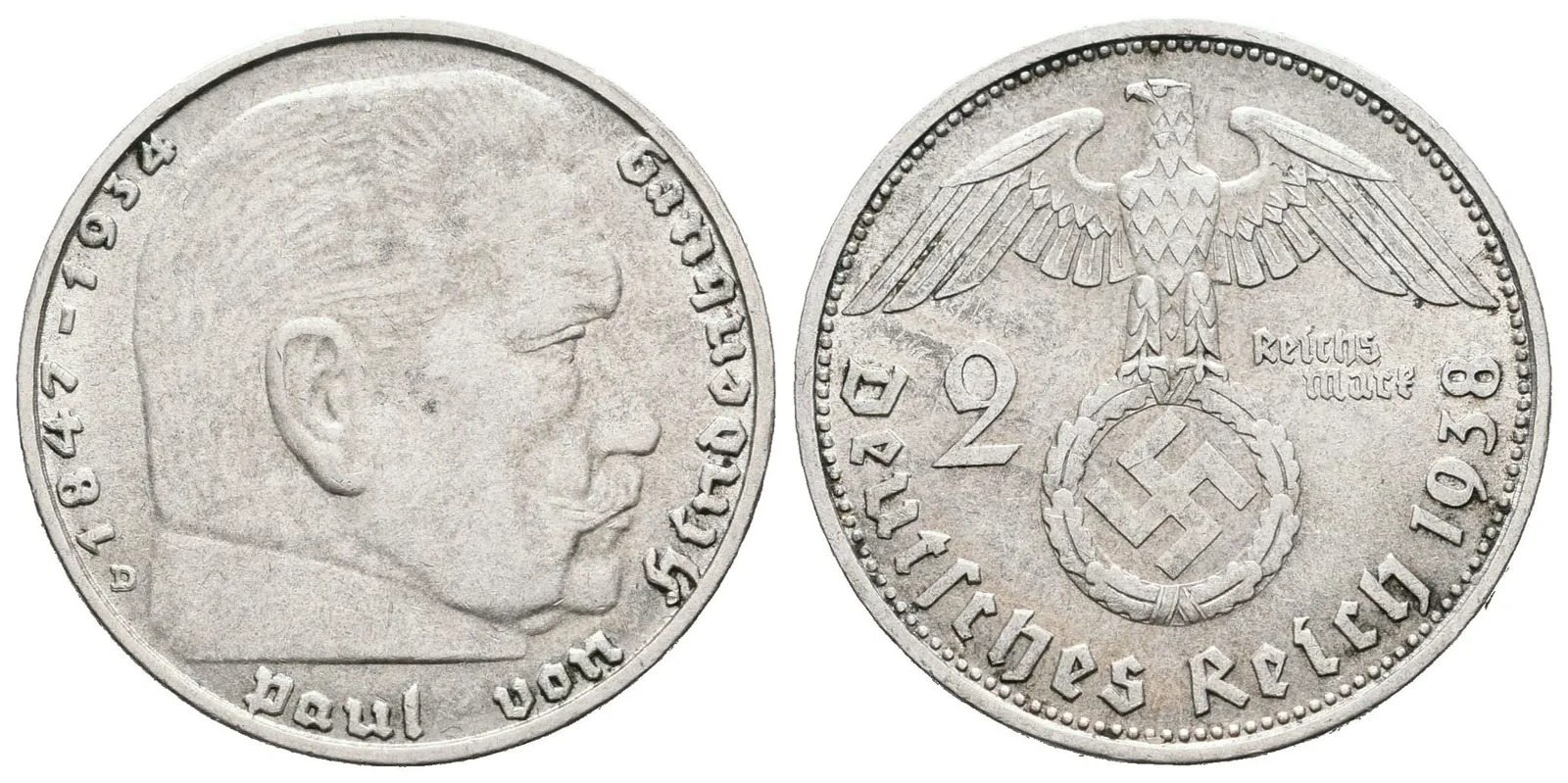 III. říše, 2 Marka 1938 D