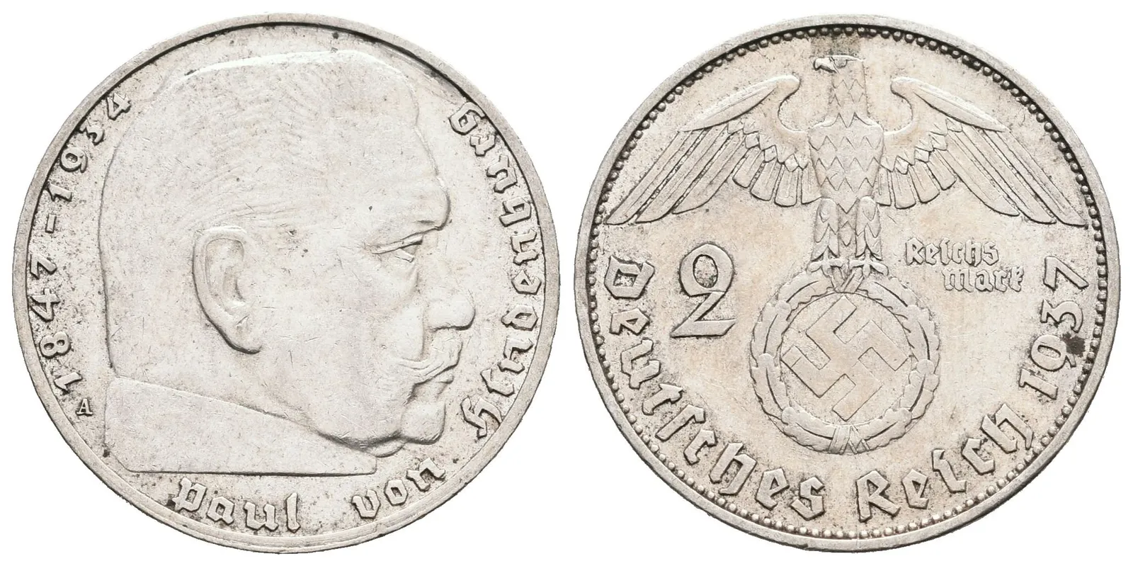 III. říše, 2 Marka 1937 A