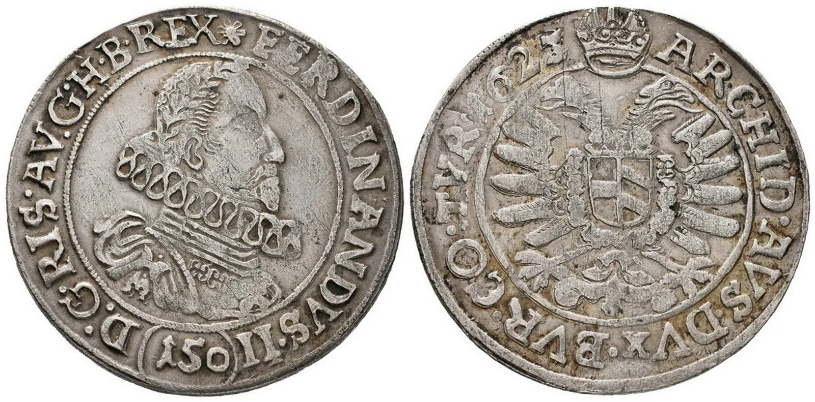 Ferdinand II., 1619 - 1637 (Mince kiprová) — 1