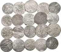 Soubor stříbrných mincí Para, různé nominály, ročníky a varianty, — 2