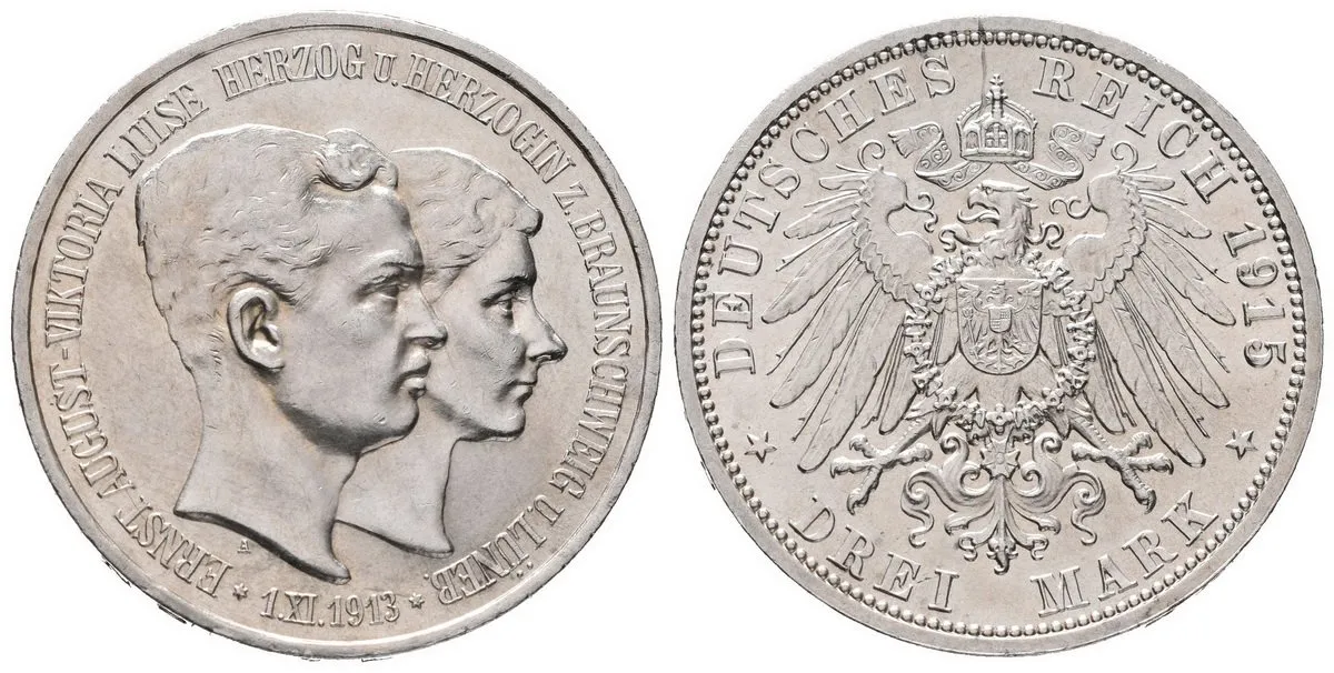 Braunschweig - Lüneburg, Ernst August, 1913 - 1915 — 1