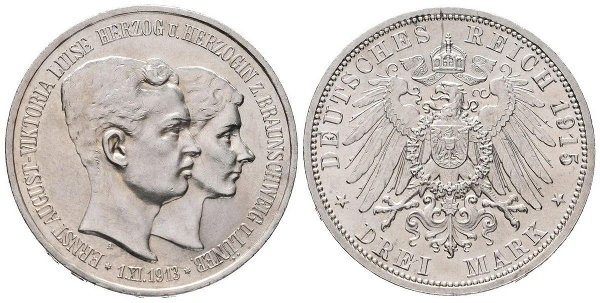 Braunschweig - Lüneburg, Ernst August, 1913 - 1915 — 1