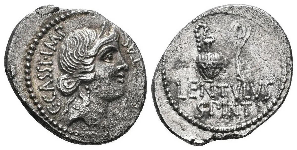 C. Cassius Longinus P. Cornelius Lentulus Spinther, 43 - 42 př. Kr. — 1