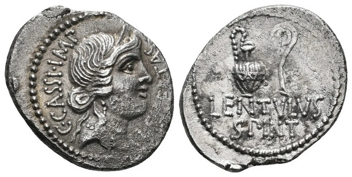 C. Cassius Longinus P. Cornelius Lentulus Spinther, 43 - 42 př. Kr. — 1