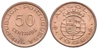 Portugalská Angola, 50 Centavo 1958