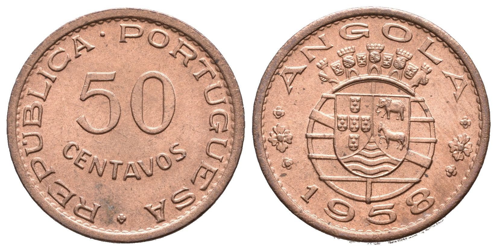 Portugalská Angola, 50 Centavo 1958