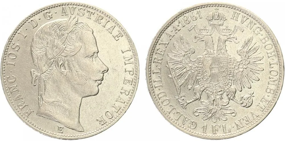 Rakouská a spolková měna, 1857 - 1892 — 1