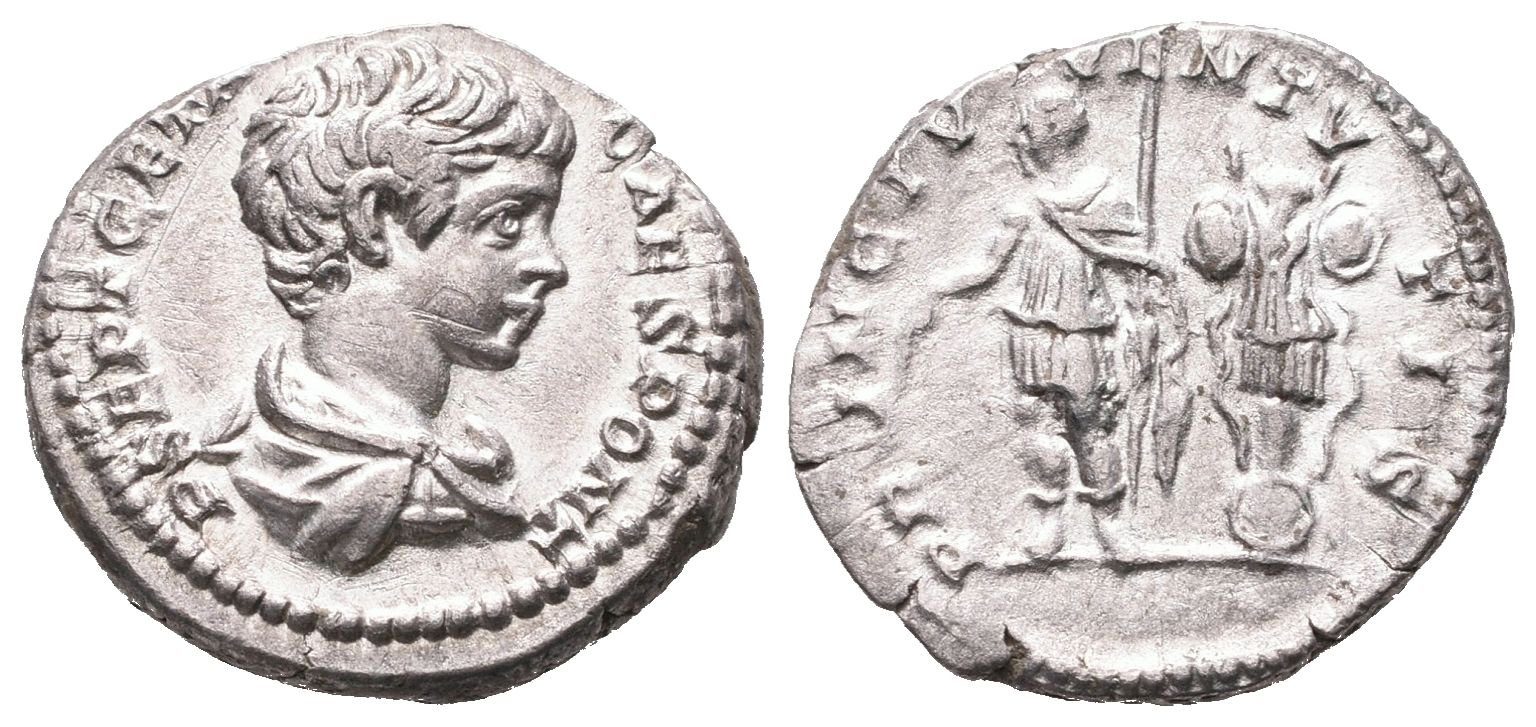 Geta, Denár, RIC. 18