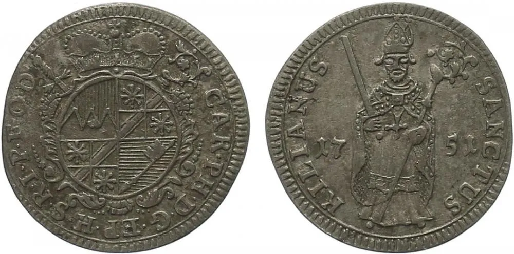 Würzburg - biskupství, Karl Philipp von Greifenklau, 1749 - 1754 — 1