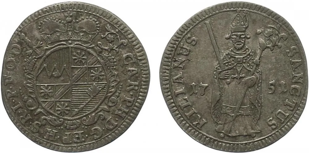 Würzburg - biskupství, Karl Philipp von Greifenklau, 1749 - 1754 — 1