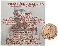 10 Koruna 1915 KB - Novoražba