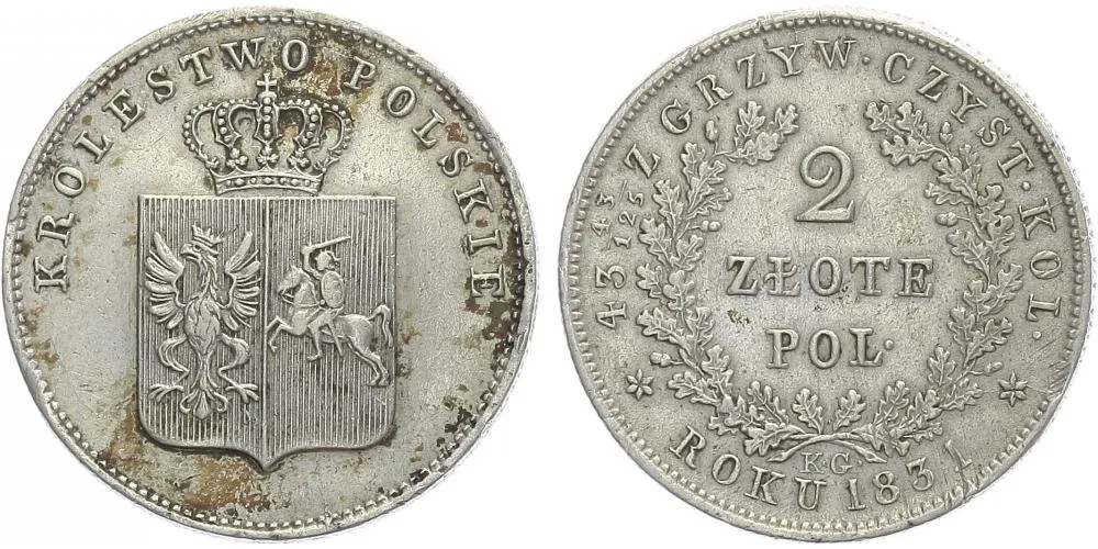 Ražby pro Polsko, Mikuláš I., 1825 - 1855 — 1