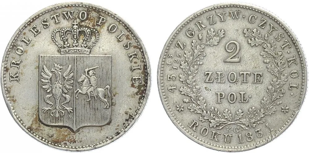 Ražby pro Polsko, Mikuláš I., 1825 - 1855 — 1