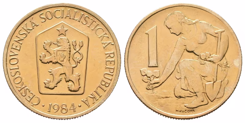 1 Koruna 1984