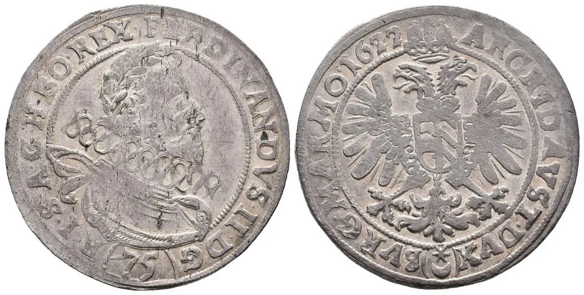 Ferdinand II., 1619 - 1637 (Mince kiprová) — 1