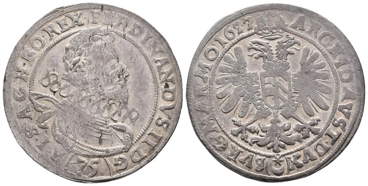 Ferdinand II., 1619 - 1637 (Mince kiprová) — 1