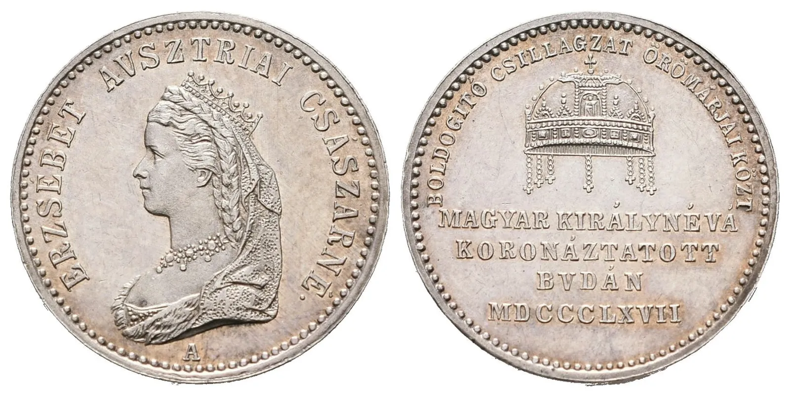 AR Žeton 1867 - Korunovační