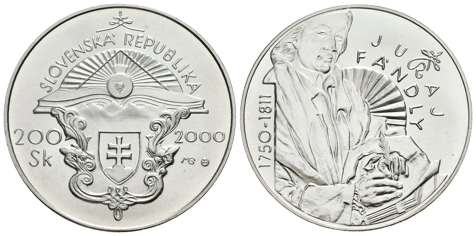 200 Sk 2000 - Juraj Fándly, Aurea.S42, kapsle — 1