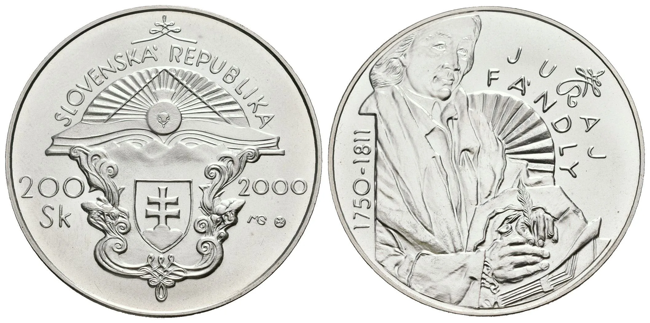 200 Sk 2000 - Juraj Fándly, Aurea.S42, kapsle — 1