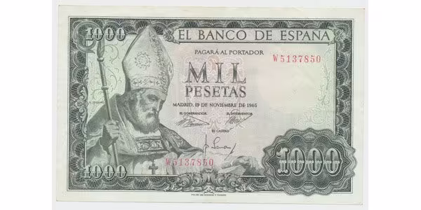 Španělsko, 1000 Pesetas 1965, P.151