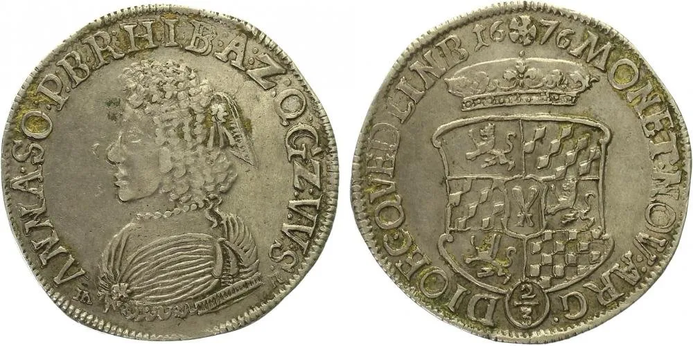 Quedlinburg, Anna Sophia von Pfalz-Birkenfeld, 1645 - 1680 — 1