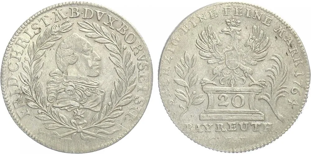 Brandenburg - Bayreuth, Friedrich Christian, 1763 - 1769 — 1