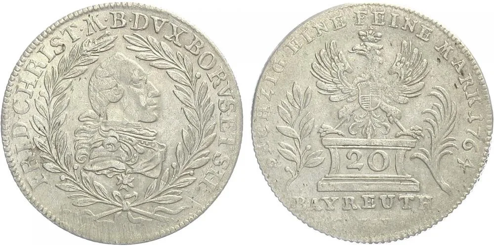 Brandenburg - Bayreuth, Friedrich Christian, 1763 - 1769 — 1
