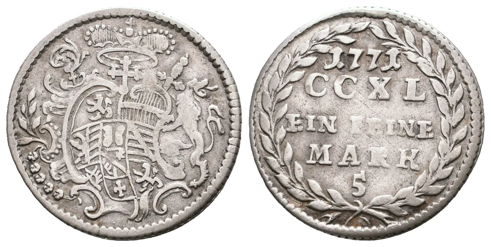 5 Krejcar 1771, Pr. 2349, patina, rysky — 1