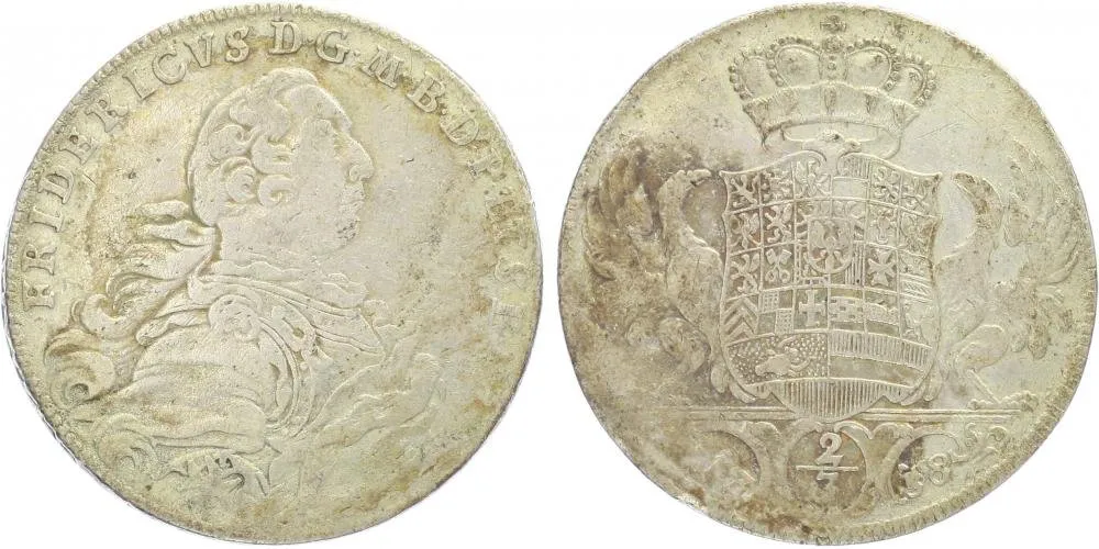 Brandenburg - Bayreuth, Friedrich, 1735 - 1763 — 1