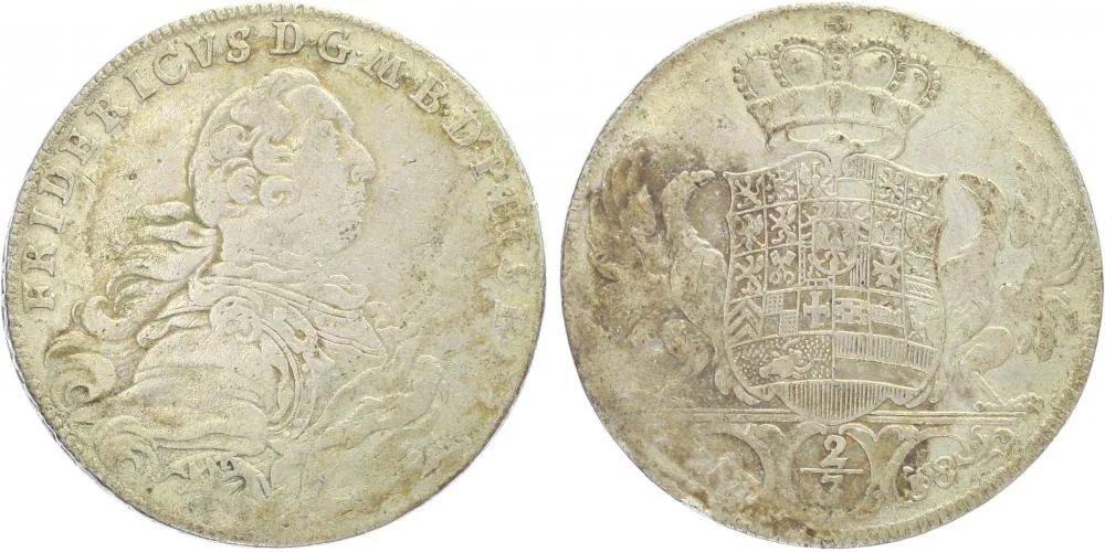 Brandenburg - Bayreuth, Friedrich, 1735 - 1763 — 1