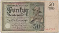 Německo, 50 Rentenmark 1925, Hej.D15a