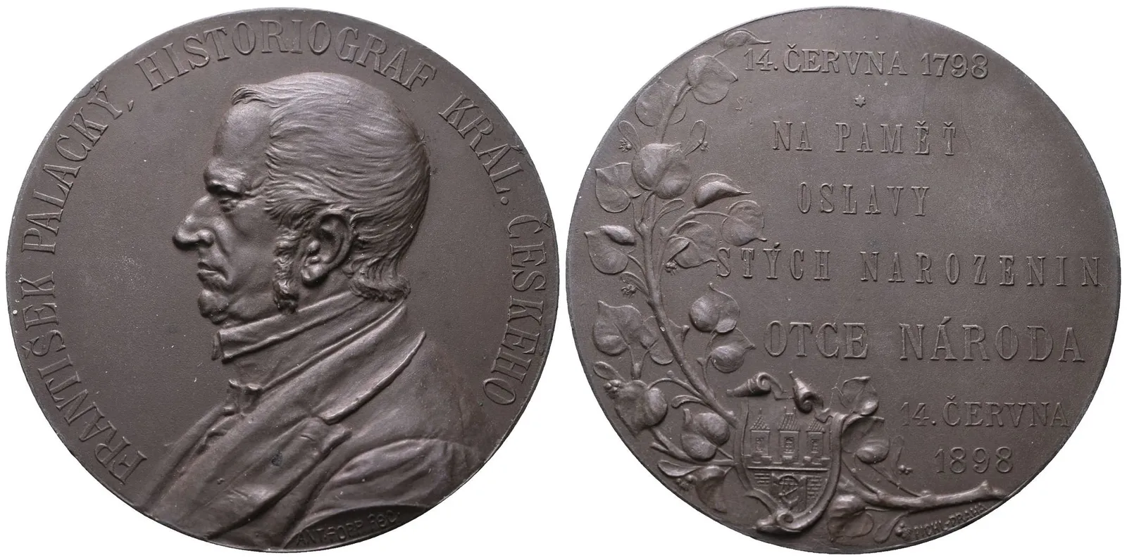 Popp Antonín - 100.výročí Palackého