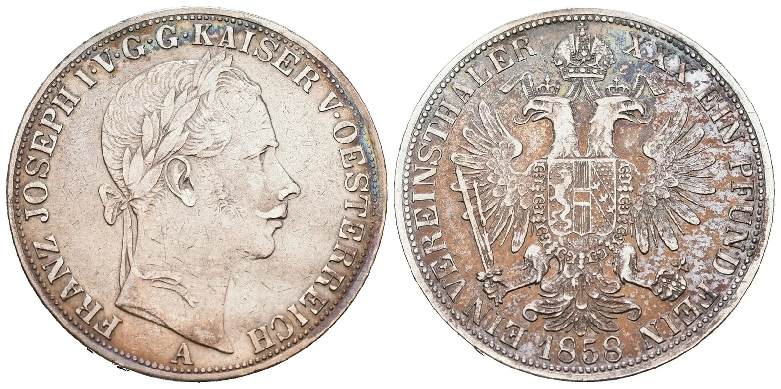 Tolar spolkový 1858 A