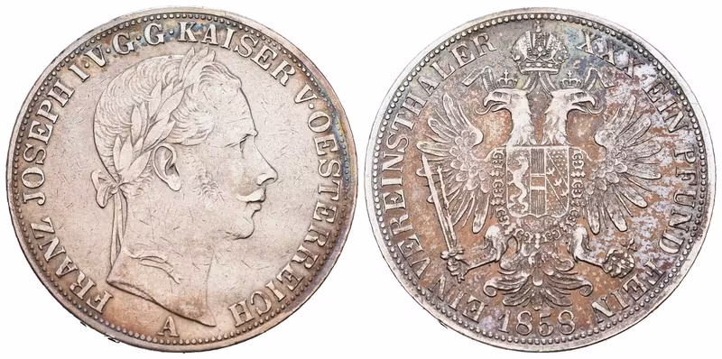 Tolar spolkový 1858 A