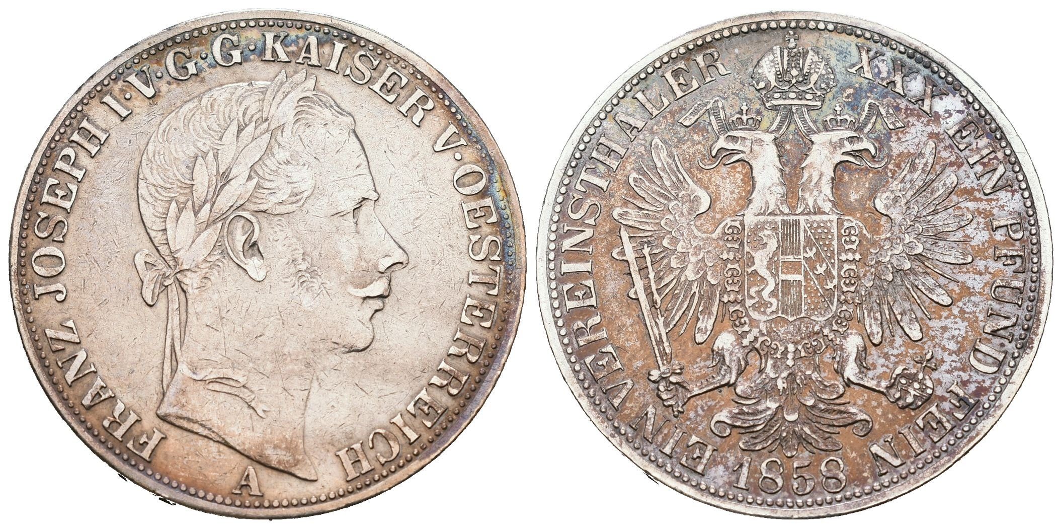 Tolar spolkový 1858 A