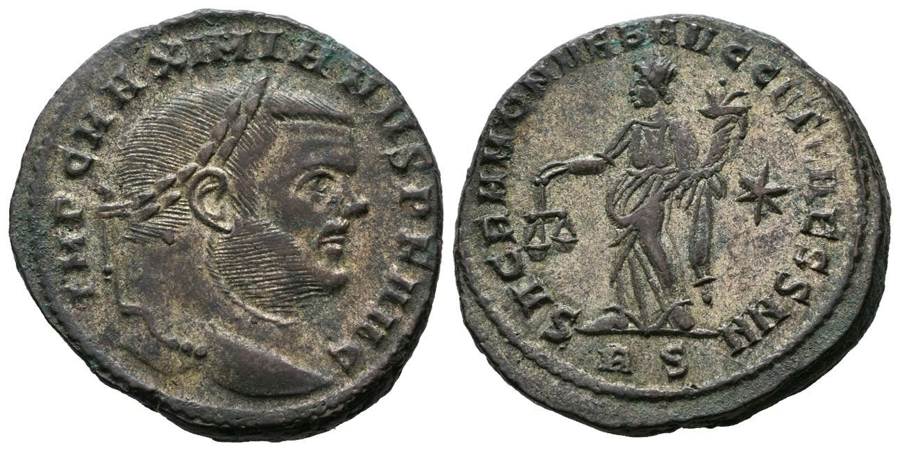 Maximianus Herculius, Follis, RIC.103b