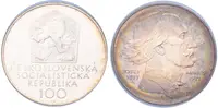 100 Kčs 1971 - Josef Mánes, PROOF