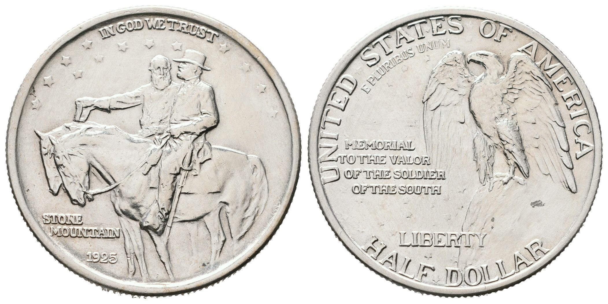 USA, 1/2 Dollar 1925 - Stone Mointain Memorial