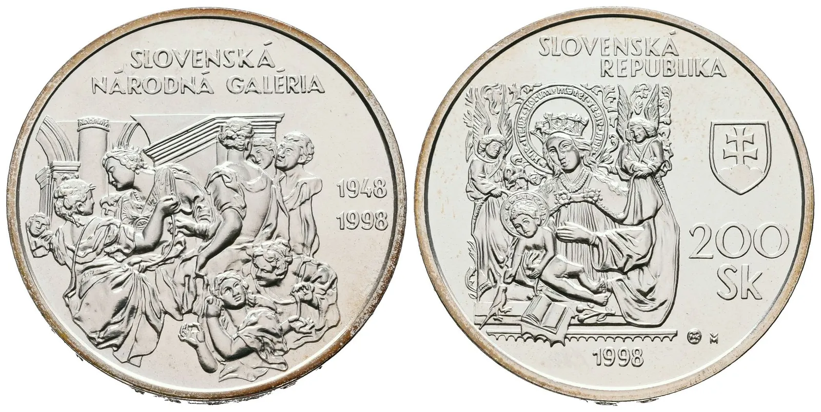 200 Sk 1998 - Slovenská národní galerie, běžná kvalita