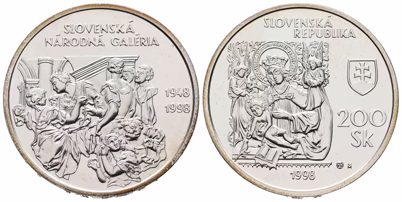 200 Sk 1998 - Slovenská národní galerie, běžná kvalita