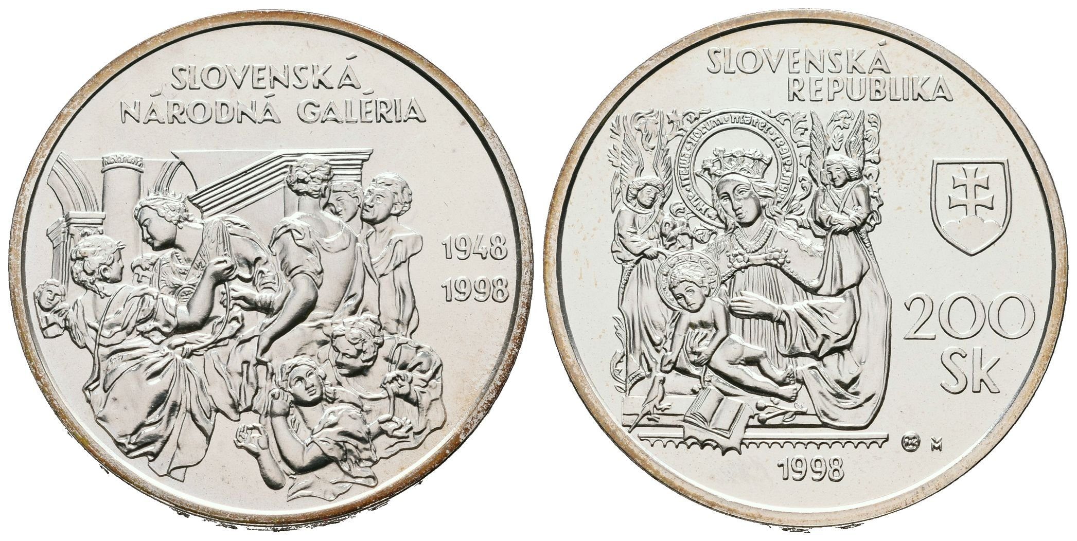 200 Sk 1998 - Slovenská národní galerie, běžná kvalita
