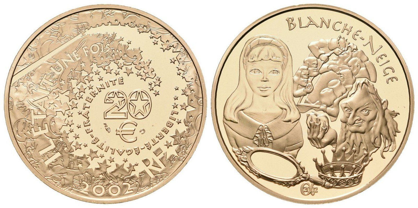 Francie, 20 Euro 2002 - Sněhurka